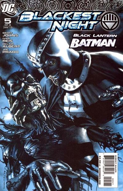 Cover for Blackest Night (DC, 2009 series) #5 [Rodolfo Migliari Cover]