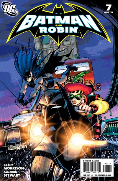 Cover for Batman and Robin (DC, 2009 series) #7 [Cameron Stewart Cover]