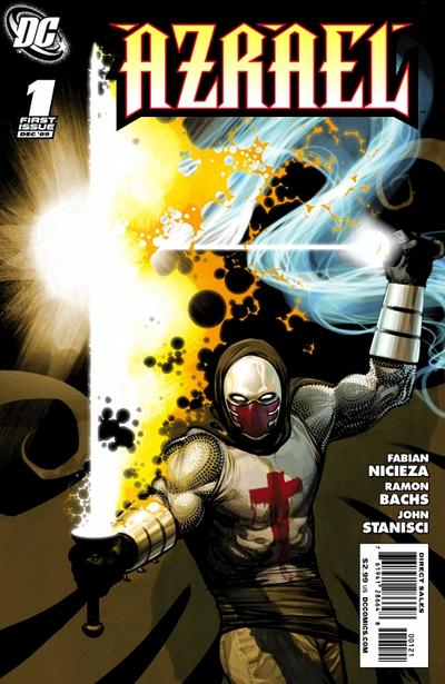 Cover for Azrael (DC, 2009 series) #1 [Frazer Irving Cover]