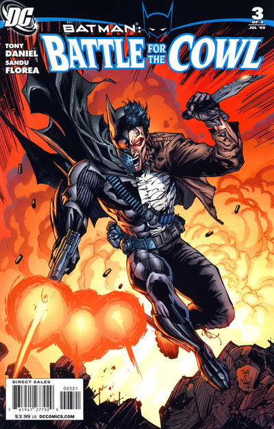 Cover for Batman: Battle for the Cowl (DC, 2009 series) #3 [Tony S. Daniel Jason Todd Cover]