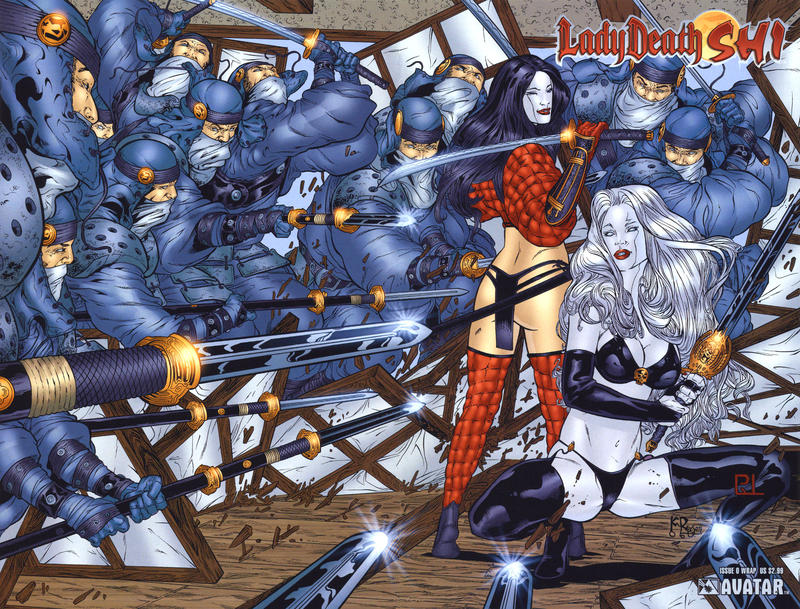 Cover for Lady Death / Shi (Avatar Press, 2007 series) #0 [Wrap]