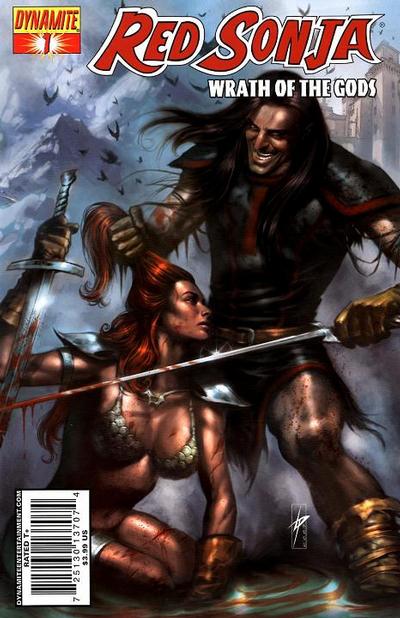 Cover for Red Sonja: Wrath of the Gods (Dynamite Entertainment, 2010 series) #1