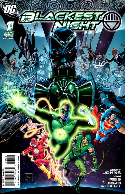 Cover for Blackest Night (DC, 2009 series) #1 [Ethan Van Sciver Cover]