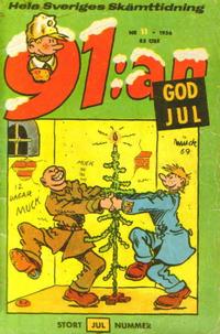 Cover Thumbnail for 91:an (Åhlén & Åkerlunds, 1956 series) #11/1956