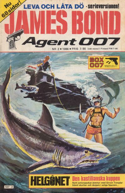 Cover for James Bond (Semic, 1965 series) #2/1986