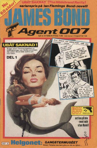 Cover for James Bond (Semic, 1965 series) #8/1986