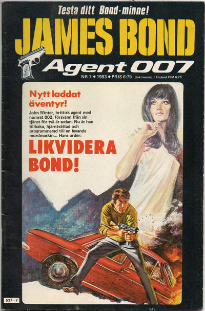 Cover for James Bond (Semic, 1965 series) #7/1983