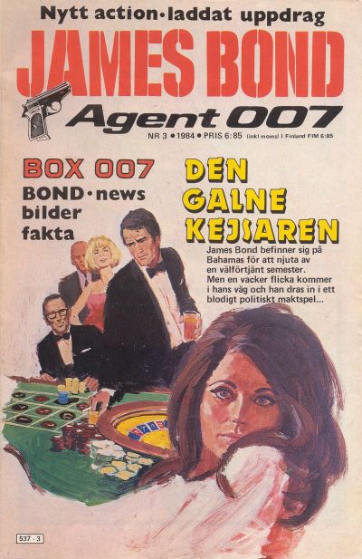 Cover for James Bond (Semic, 1965 series) #3/1984