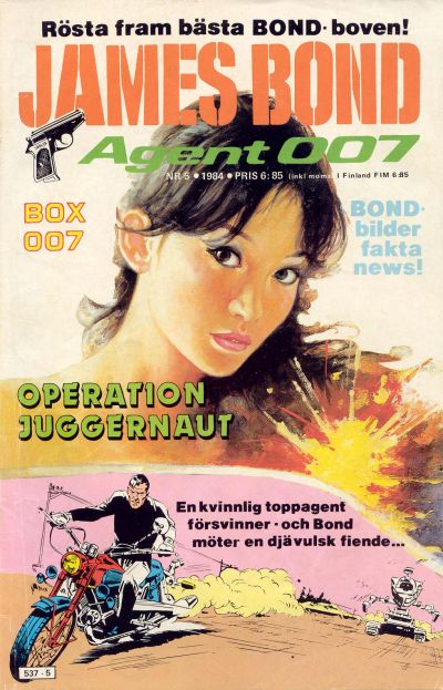 Cover for James Bond (Semic, 1965 series) #5/1984