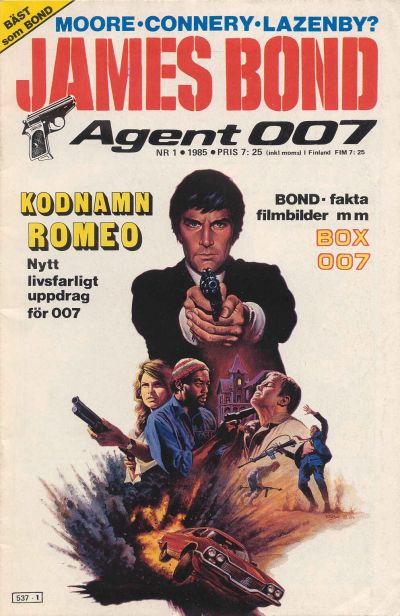 Cover for James Bond (Semic, 1965 series) #1/1985