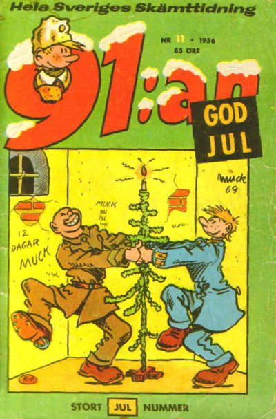 Cover for 91:an (Åhlén & Åkerlunds, 1956 series) #11/1956