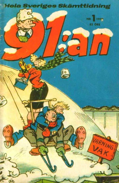 Cover for 91:an (Åhlén & Åkerlunds, 1956 series) #1/1959