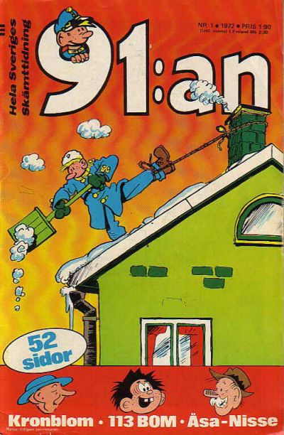 Cover for 91:an (Semic, 1966 series) #1/1972