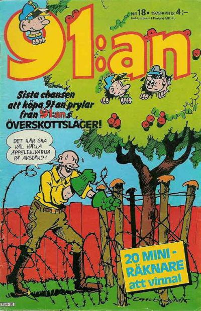Cover for 91:an (Semic, 1966 series) #18/1978