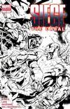 Cover for Siege: The Cabal (Marvel, 2010 series) #1 [Black-and-White Variant Edition]