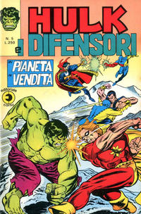 Cover Thumbnail for Hulk E I Difensori (Editoriale Corno, 1975 series) #5