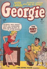 Cover Thumbnail for Georgie Comics (Bell Features, 1950 series) #28