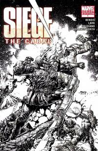 Cover Thumbnail for Siege: The Cabal (Marvel, 2010 series) #1 [Black and White Variant Edition - David Finch]
