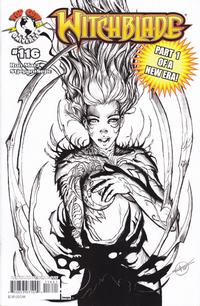 Cover Thumbnail for Witchblade (Image, 1995 series) #116 [2nd Print Black and White Variant]
