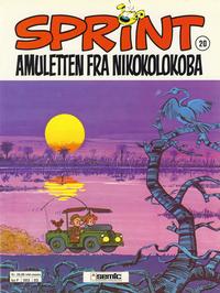 Cover Thumbnail for Sprint (Semic, 1986 series) #20 - Amuletten fra Nikokolokoba [2. opplag]