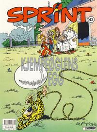 Cover for Sprint (Semic, 1986 series) #43 - Kjempeøglens egg