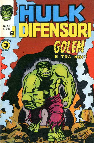 Cover for Hulk E I Difensori (Editoriale Corno, 1975 series) #11