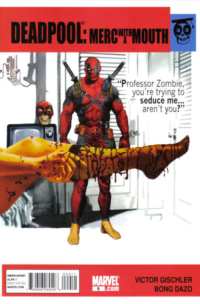 Cover for Deadpool: Merc with a Mouth (Marvel, 2009 series) #9