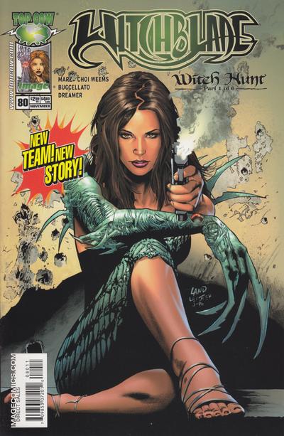 Cover for Witchblade (Image, 1995 series) #80 [Land Cover]