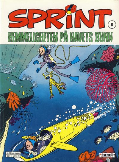 Cover for Sprint (Semic, 1986 series) #6 - Hemmeligheten på havets bunn