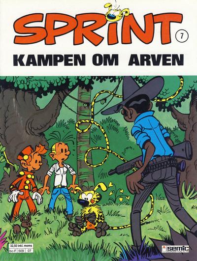 Cover for Sprint (Semic, 1986 series) #7 - Kampen om arven
