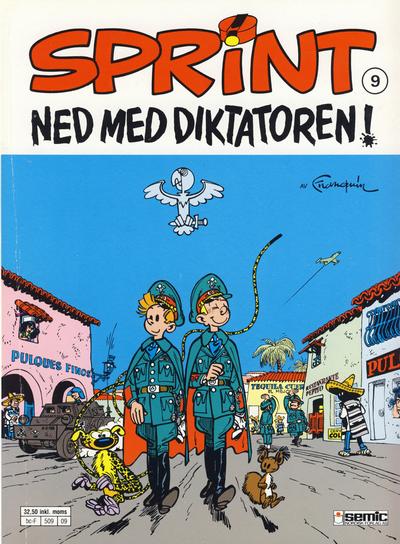 Cover for Sprint (Semic, 1986 series) #9 - Ned med diktatoren!
