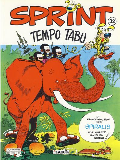 Cover for Sprint (Semic, 1986 series) #32 - Tempo Tabu