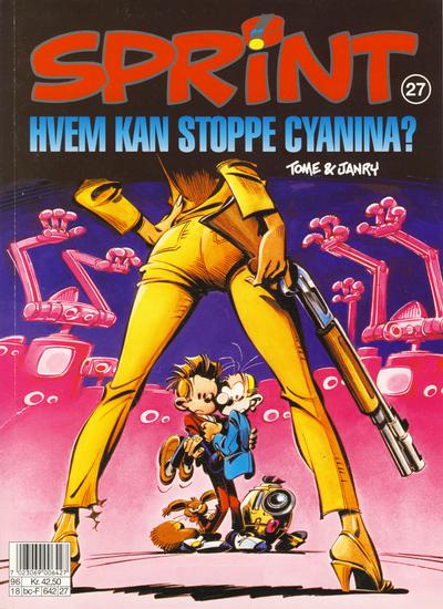 Cover for Sprint (Semic, 1986 series) #27 - Hvem kan stoppe Cyanina? [3. opplag]