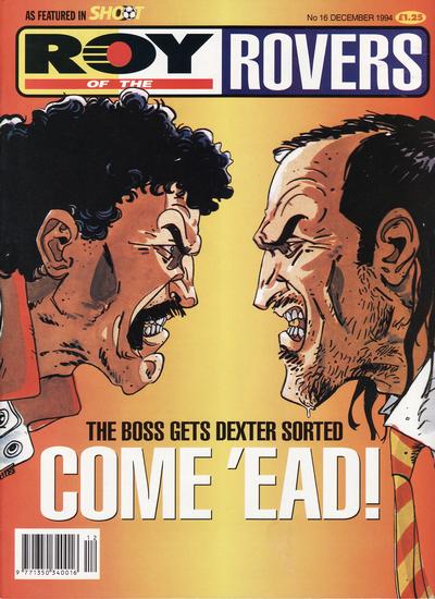 Cover for Roy of the Rovers Monthly (Fleetway Publications, 1993 series) #16