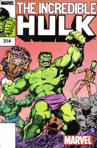 Cover Thumbnail for The Incredible Hulk Vol. 1 No. 314 [Marvel Legends Reprint] (Marvel, 2002 series) #314