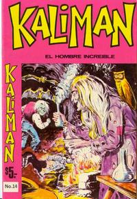 Cover Thumbnail for Kaliman (Editora Cinco, 1976 series) #14