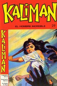 Cover Thumbnail for Kaliman (Editora Cinco, 1976 series) #29