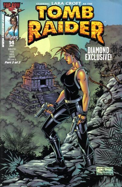Cover for Tomb Raider: The Series (Image, 1999 series) #14 [Diamond Exclusive Variant Cover]