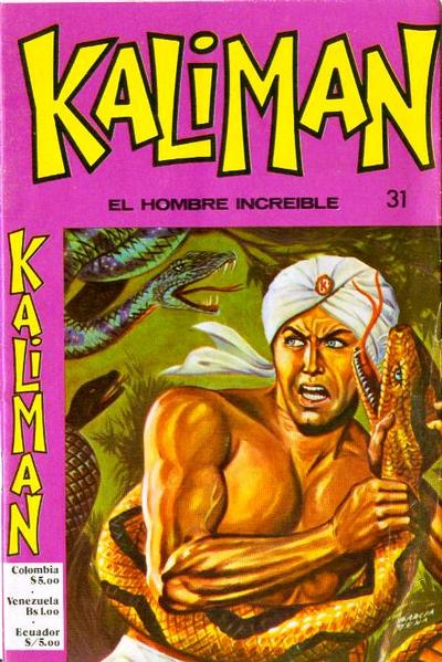 Cover for Kaliman (Editora Cinco, 1976 series) #31