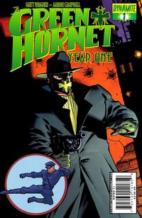 Cover Thumbnail for Green Hornet: Year One (Dynamite Entertainment, 2010 series) #1 [Cover B - Matt Wagner]