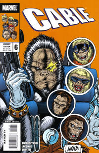 Cover Thumbnail for Cable (Marvel, 2008 series) #6 [Monkey Variant]