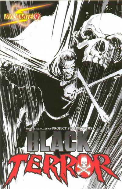 Cover for Black Terror (Dynamite Entertainment, 2008 series) #9 [Mike Lilly Cover]