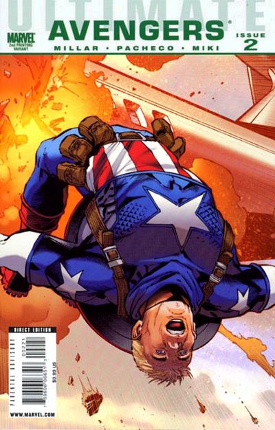 Cover for Ultimate Avengers (Marvel, 2009 series) #2 [Second Printing]