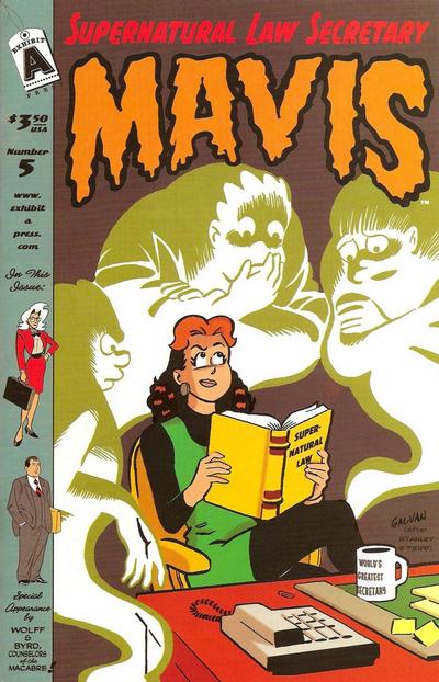 Cover for Supernatural Law Secretary Mavis (Exhibit A Press, 2008 series) #5