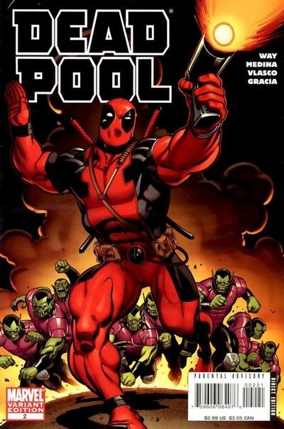 Cover for Deadpool (Marvel, 2008 series) #2 [McGuinness Cover]