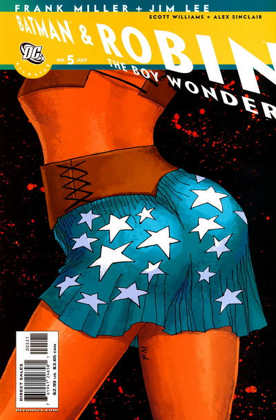 Cover for All Star Batman & Robin, the Boy Wonder (DC, 2005 series) #5 [Frank Miller Cover]