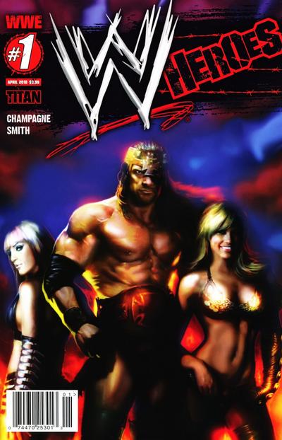 Cover for WWE Heroes (Titan, 2010 series) #1 [Cover B]