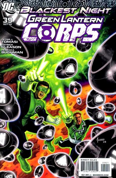 Cover for Green Lantern Corps (DC, 2006 series) #39 [Joe Jusko Cover]