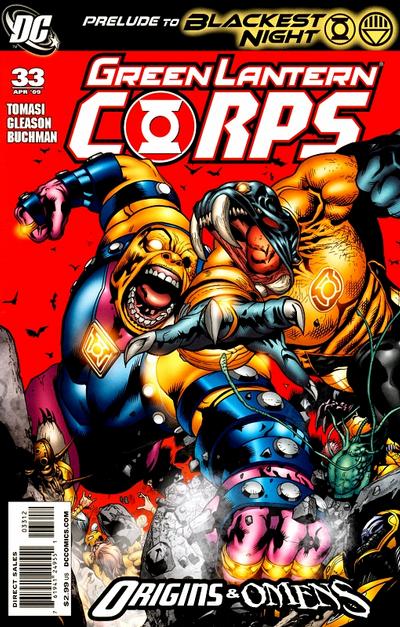 Cover for Green Lantern Corps (DC, 2006 series) #33 [Second Printing]