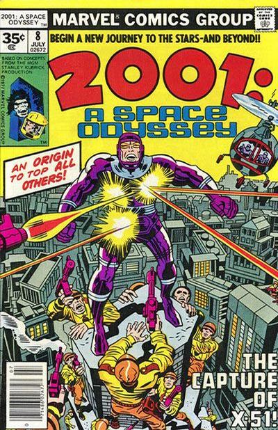 Cover for 2001, A Space Odyssey (Marvel, 1976 series) #8 [35¢]